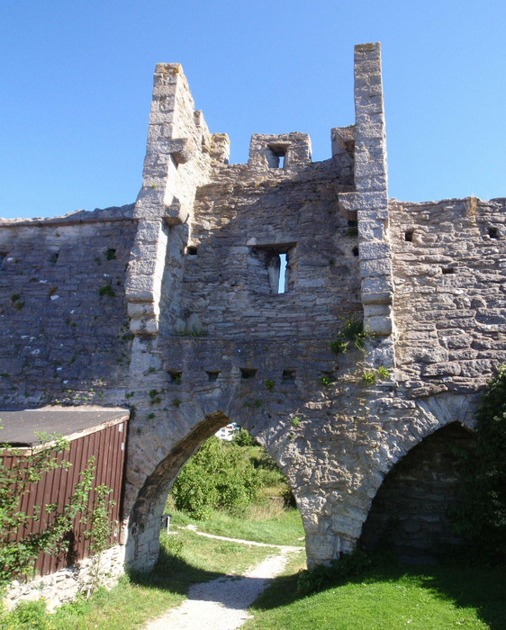 Visby city wall/fortress.